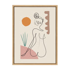 Sylvie Sunset Framed Canvas by Rachel Lee of My Dream Wall