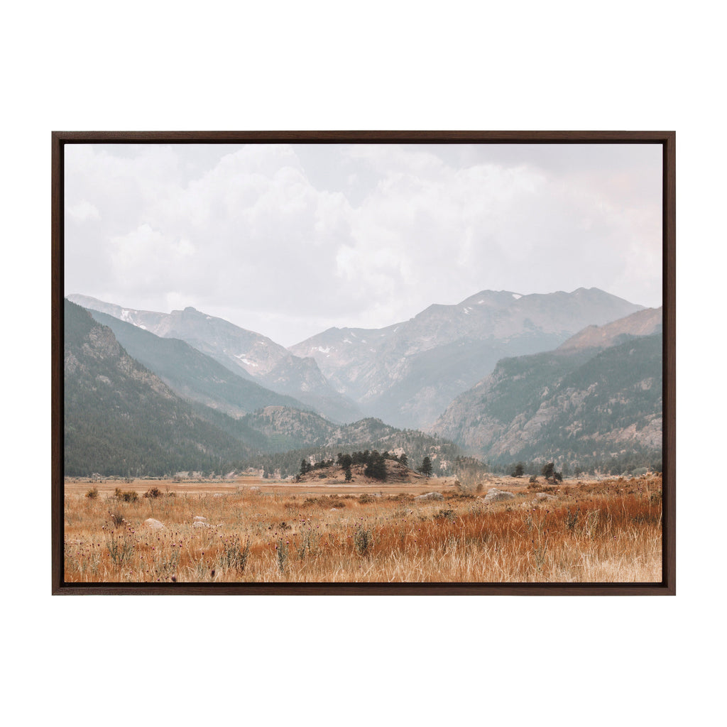Sylvie AA Wanderings Framed Canvas by Alicia Abla