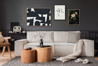 Sylvie Beaded Quiet Jungle I Framed Canvas by Kelly Knaga