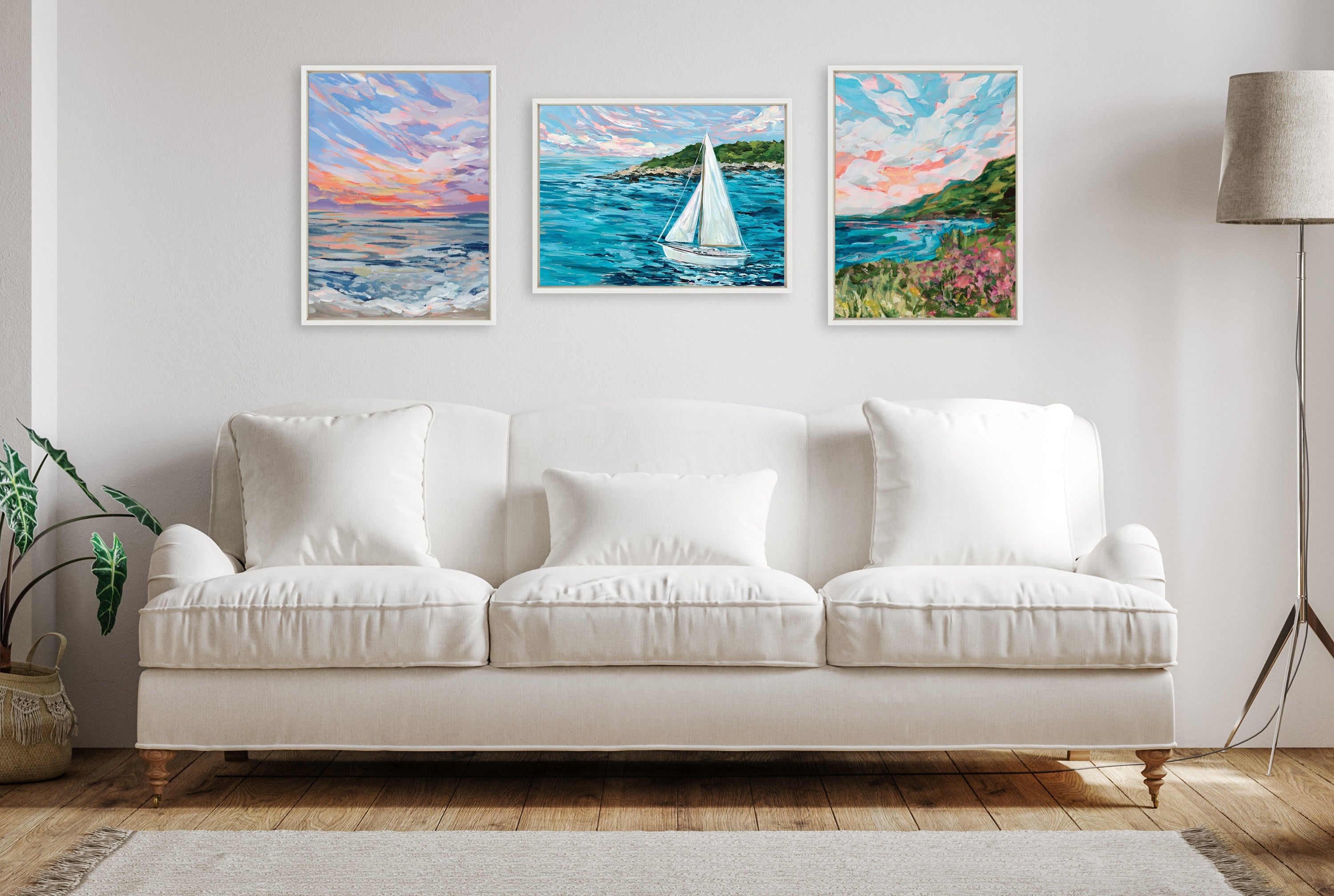 Sylvie Virginia Framed Canvas by Emily Kenney