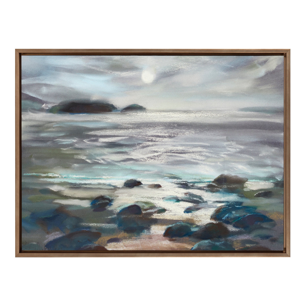 Sylvie Moonlight Becomes You Framed Canvas by Nel Whatmore