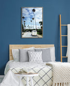 Sylvie La Jolla Commute Framed Canvas by Rachel Bolgov