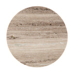 Baronet Round Marble and Metal Table