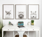 Sylvie Wolf Framed Canvas by Simon Te Tai