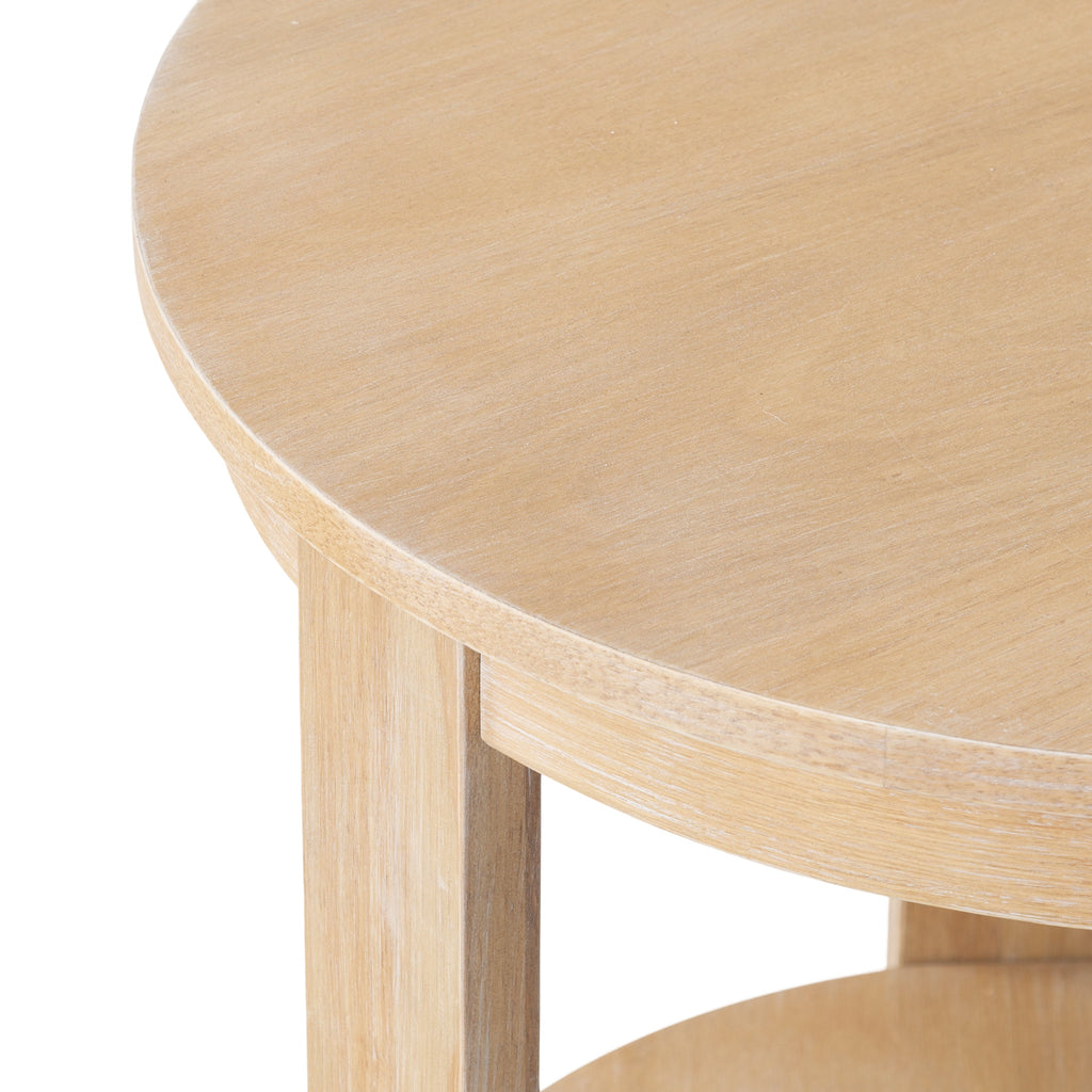 Foxford Round Wood Side Table