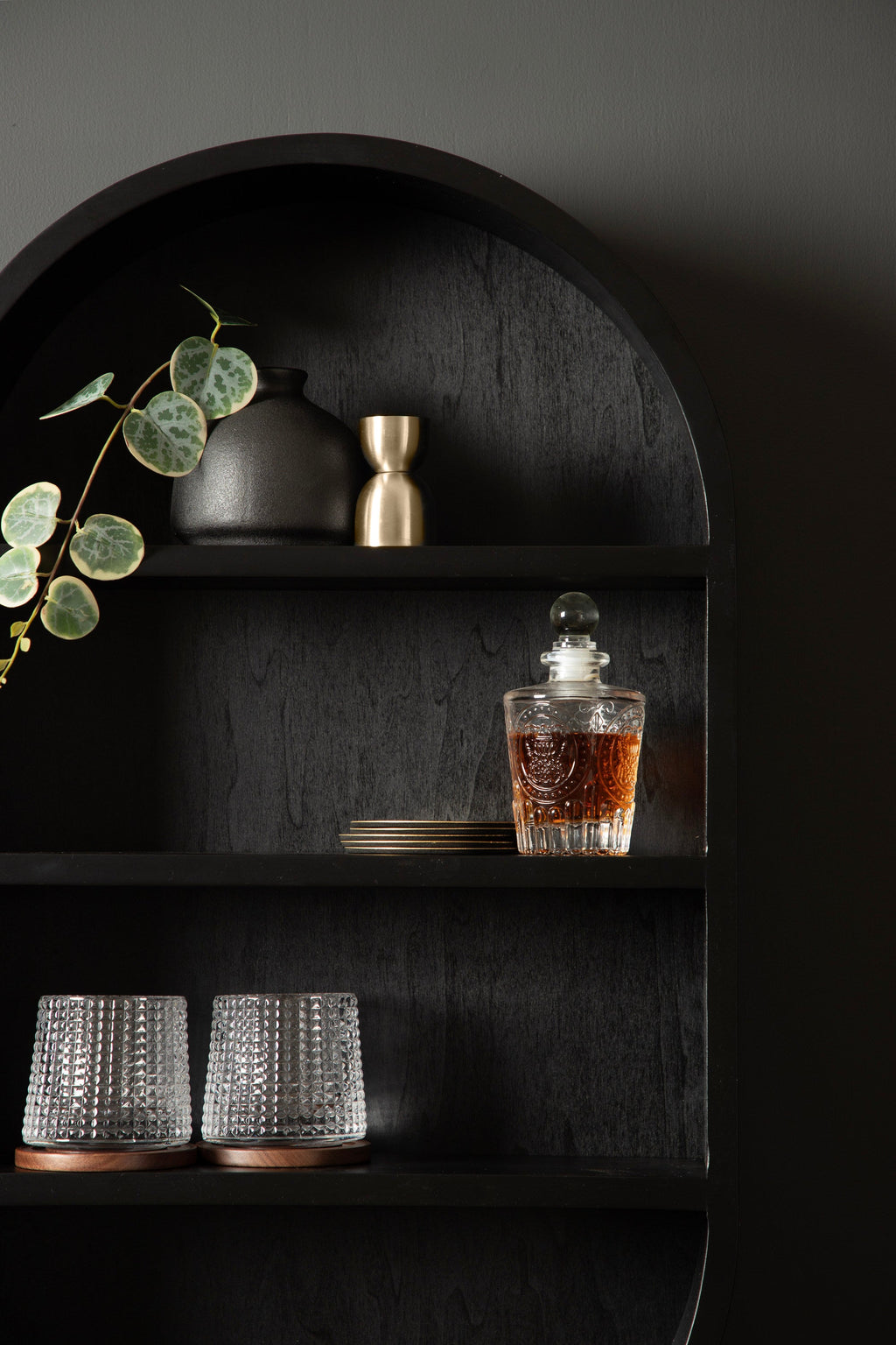 Hutton Wood Capsule Wall Shelf