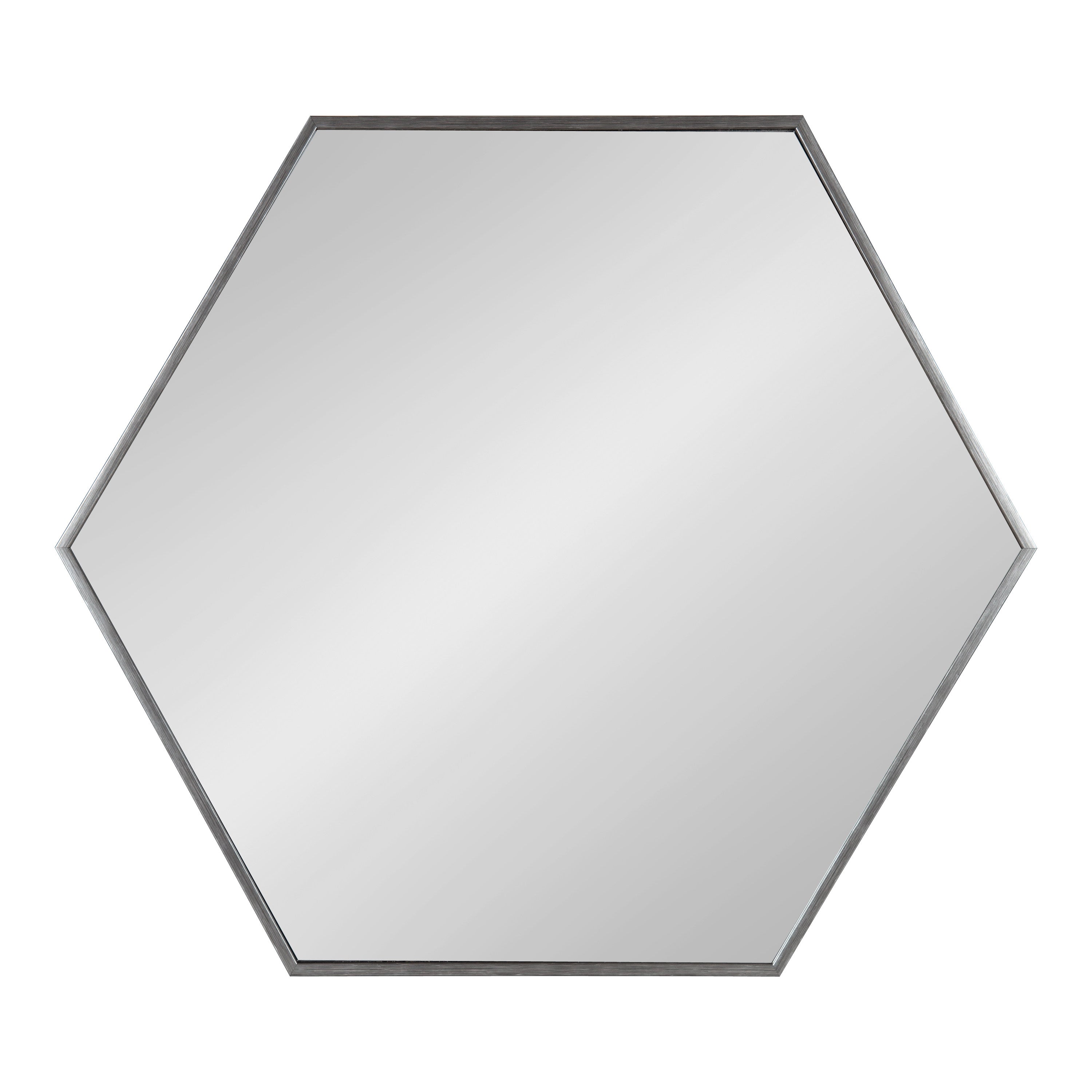 Rhodes Framed Hexagon Wall Mirror
