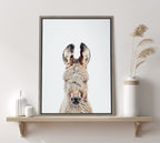 Sylvie Animal Studio Burro Portrait Framed Canvas by Amy Peterson Art Studio