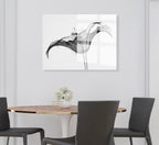 Lily X Ray Floral Floating Acrylic Art by The Creative Bunch Studio