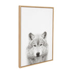 Sylvie Wolf Framed Canvas by Simon Te Tai