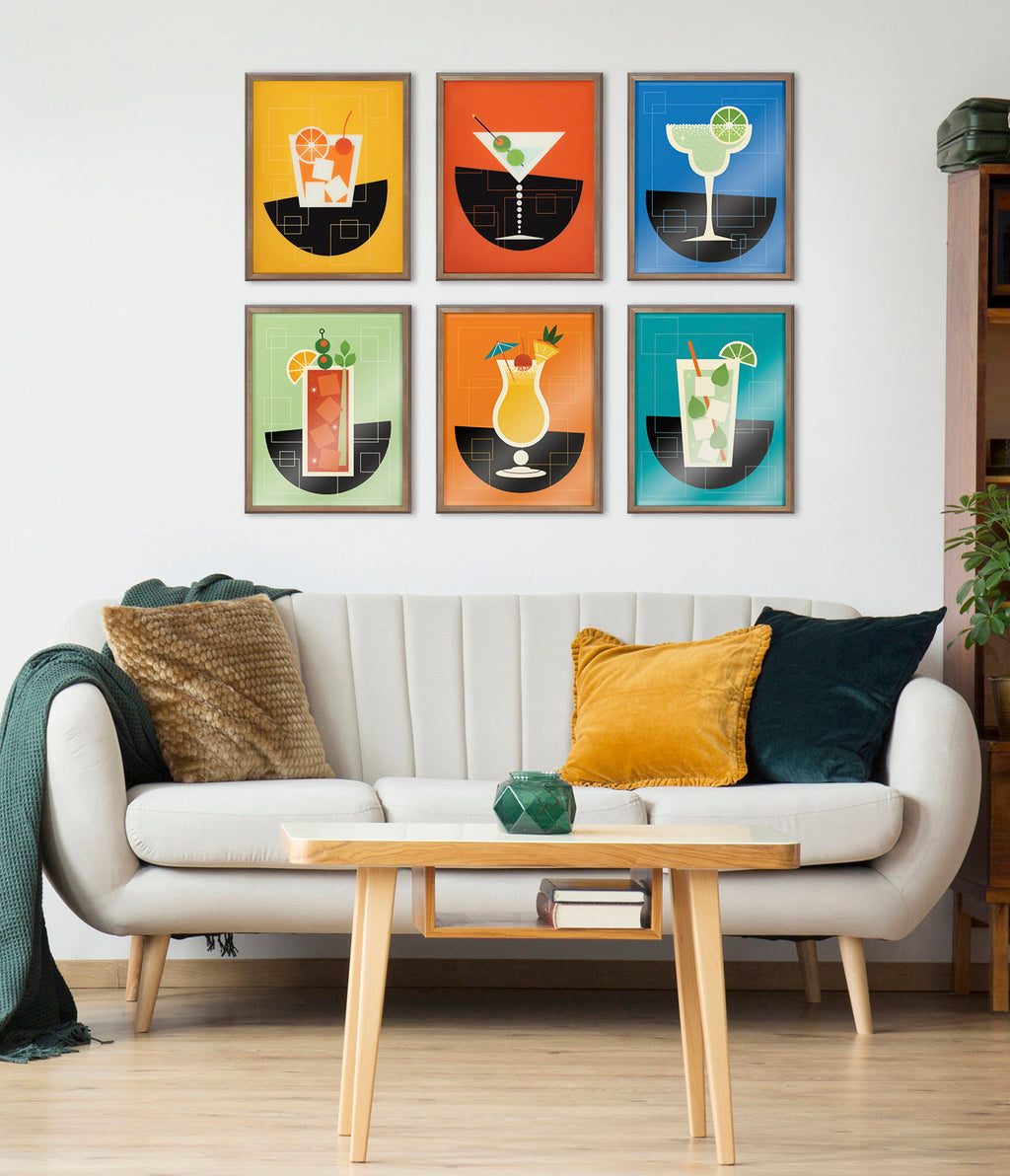 Blake Bloody Mary Framed Printed Art by Amber Leaders Designs