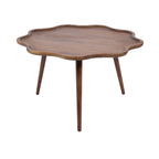 Alezar Scallop Wood Coffee Table