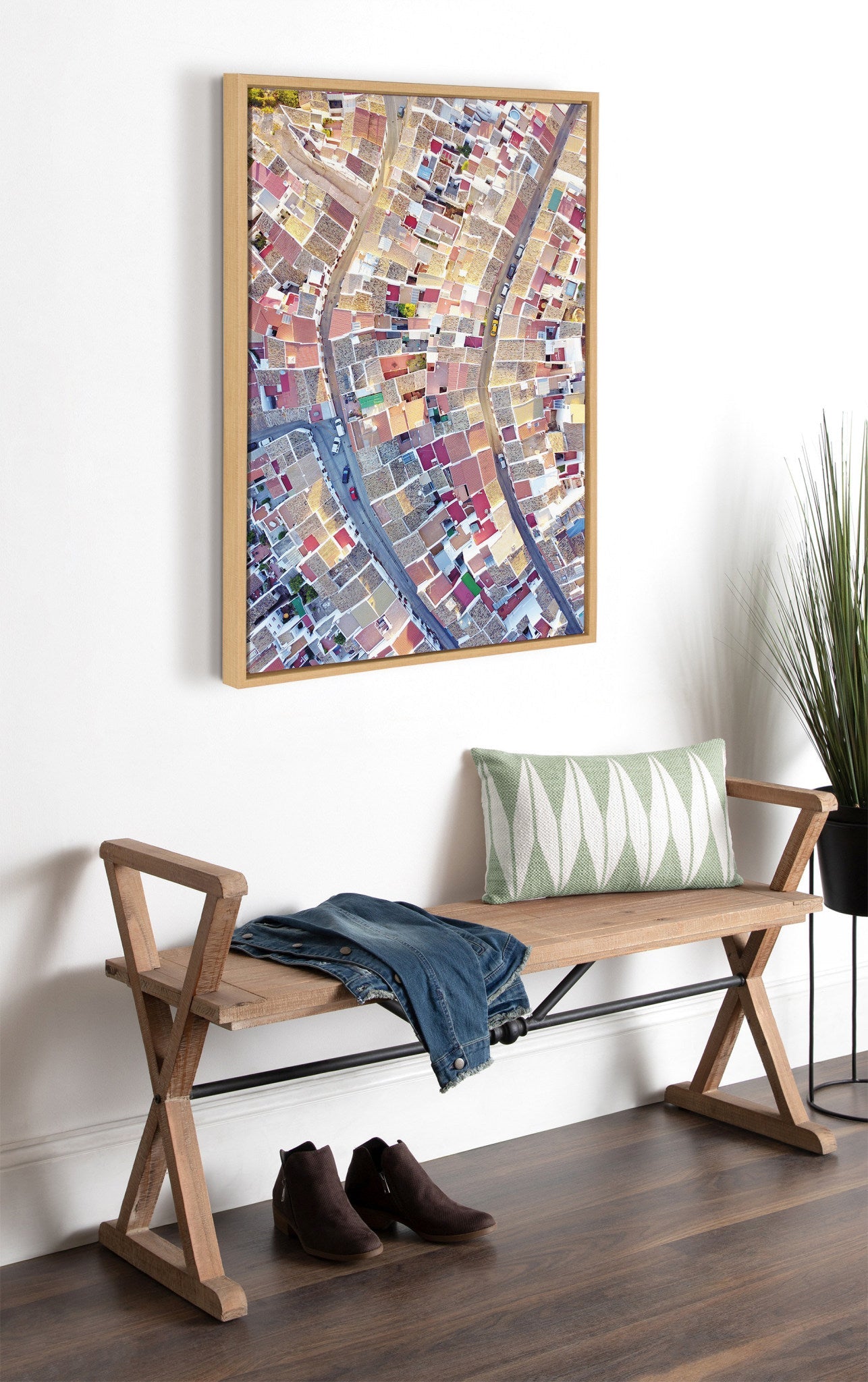Sylvie Spain 4 Framed Canvas by Rachel Bolgov