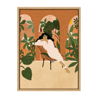 Sylvie Mediterranean Life Framed Canvas by Alja Horvat