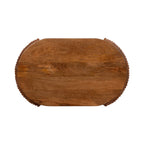 Cakora Capsule Wood Side Table