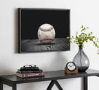 Sylvie Baseball Framed Canvas by Shawn St. Peter