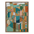 Sylvie Stardust Chords Framed Canvas by Leah Nadeau