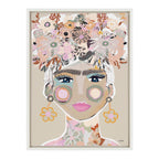 Sylvie Frida Frollae Framed Canvas by Inkheart Designs