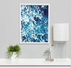 Sylvie Waves Framed Canvas by Simon Te Tai