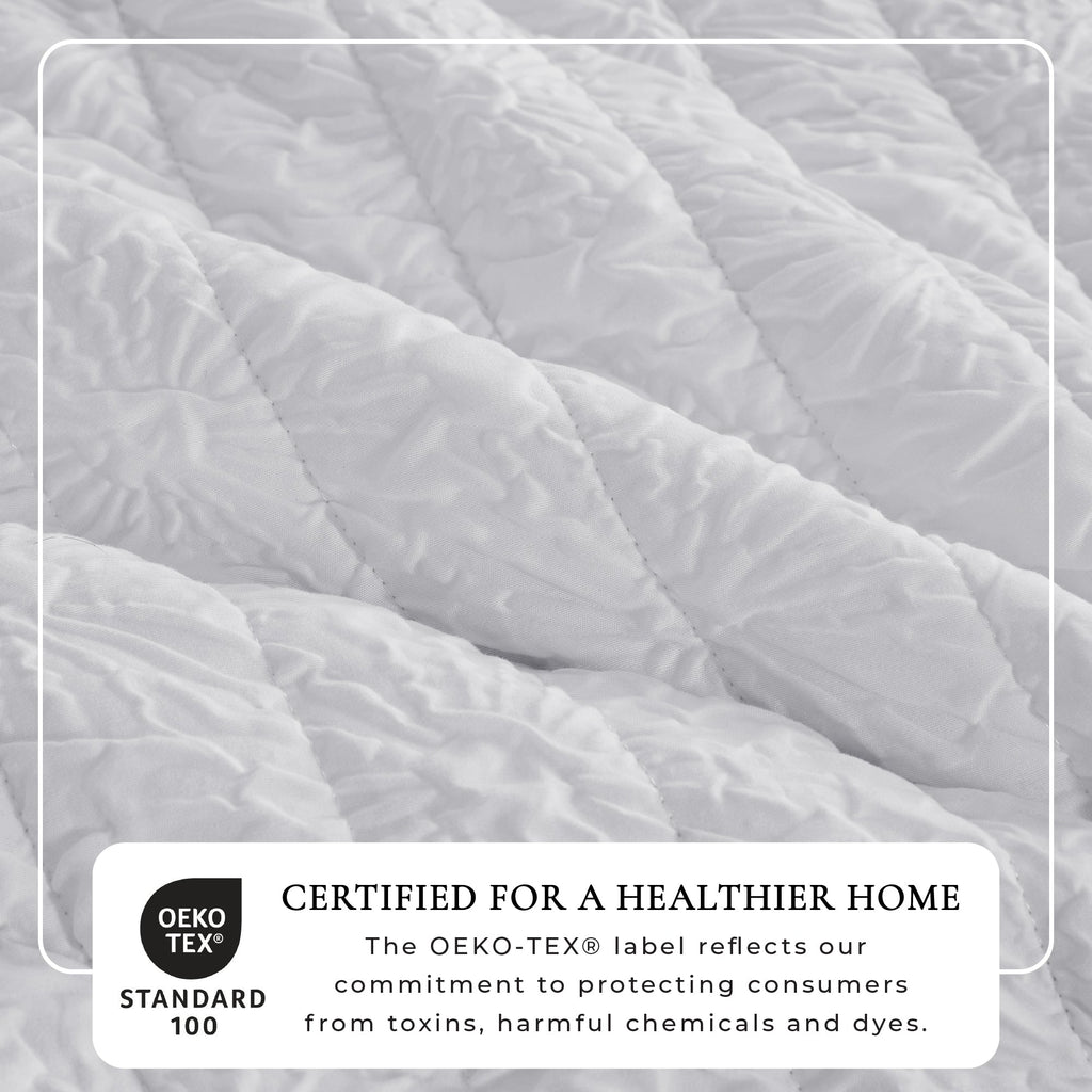 Floral Embossed Quilt Set - Floral Microsculpt Collection