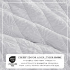 Floral Embossed Quilt Set - Floral Microsculpt Collection