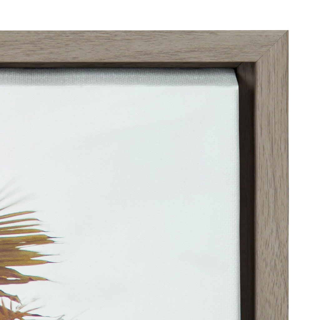 Sylvie Blue Beach Van Framed Canvas by Amy Peterson Art Studio