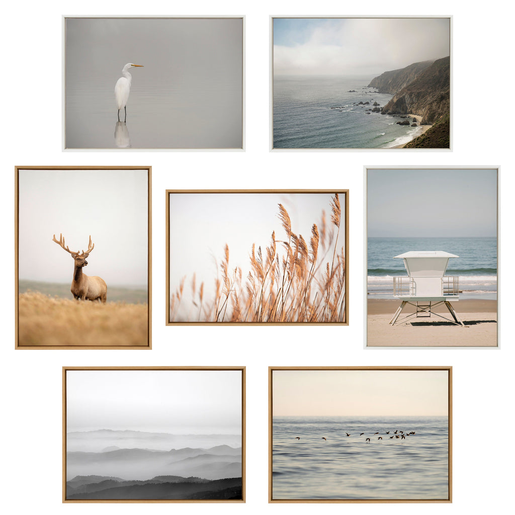Sylvie Marsh Grass No 8 Framed Canvas by Crystal Lynn Collins
