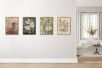 Sylvie Flower Garden Framed Canvas by Annie Quigley