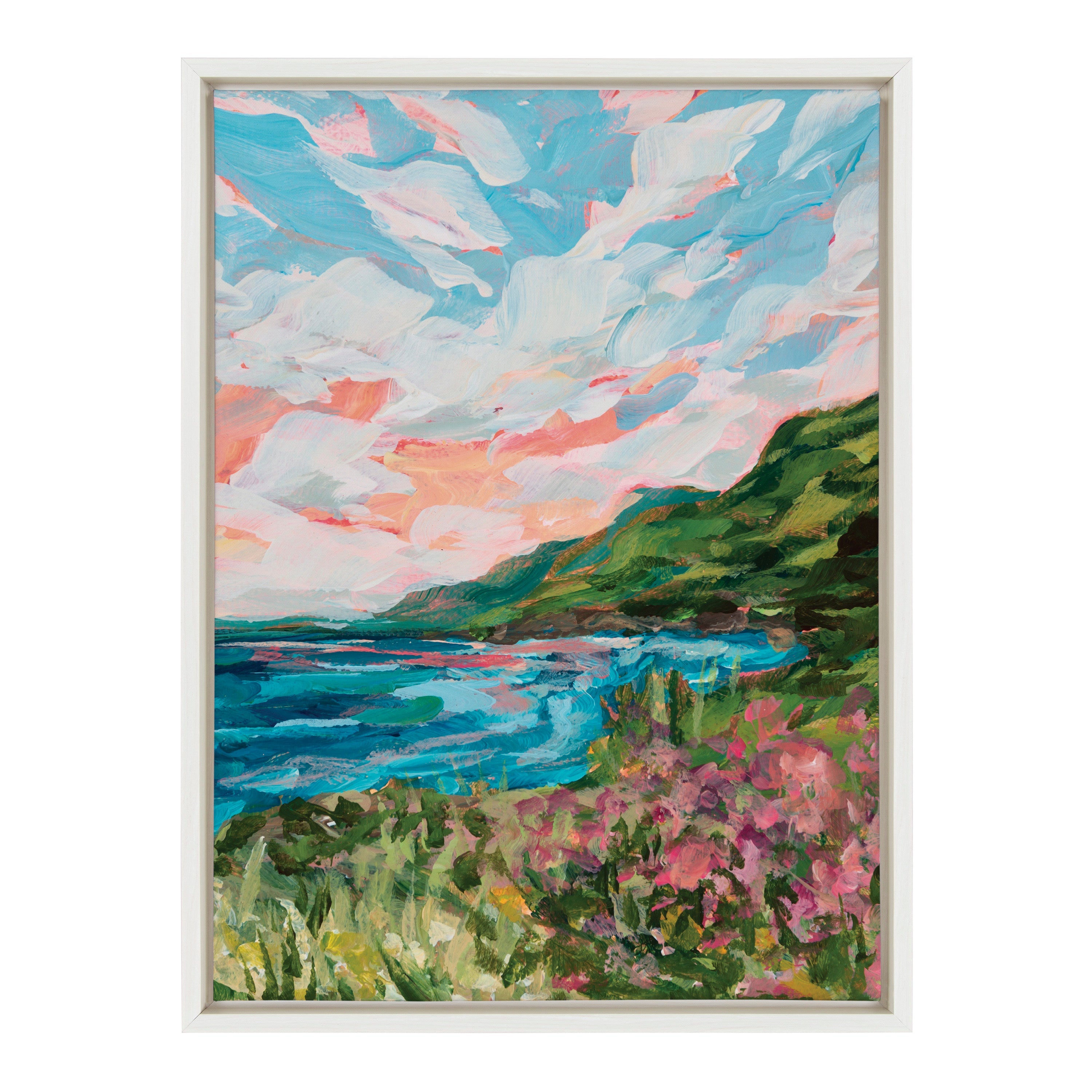 Sylvie Virgin Islands Framed Canvas by Emily Kenney