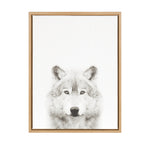 Sylvie Wolf Framed Canvas by Simon Te Tai