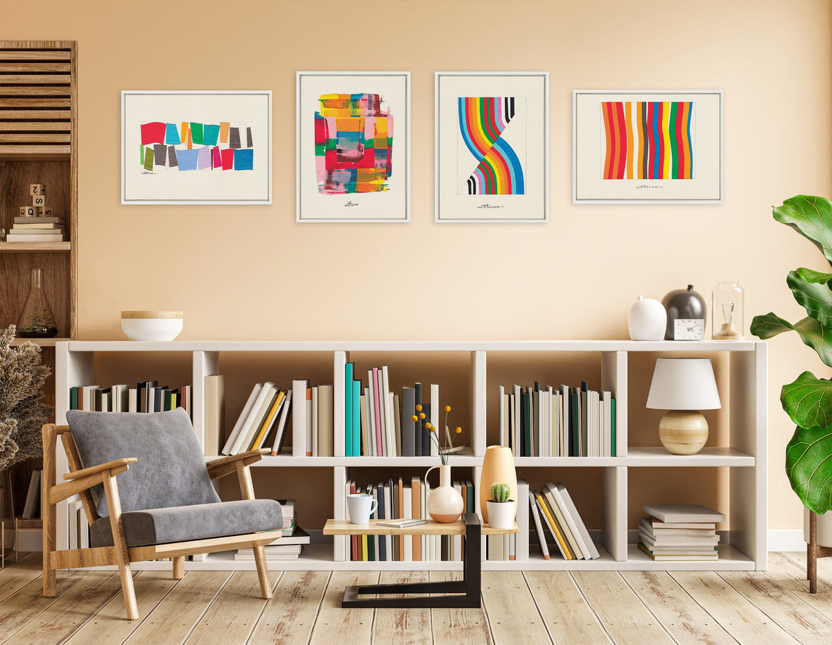 Sylvie Embrace The Excess Framed Canvas by Amber Vittoria