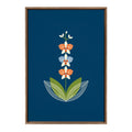 Sylvie Orchid Framed Canvas by Amber Leaders Designs