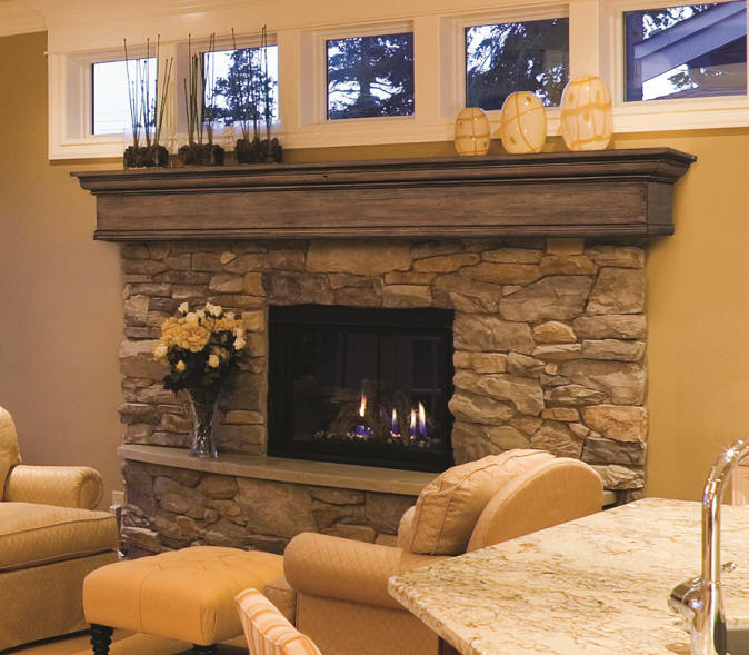 Pearl Mantels 4204815 The Savannah 48 In. Shelf Or Mantel Shelf Taos Finish