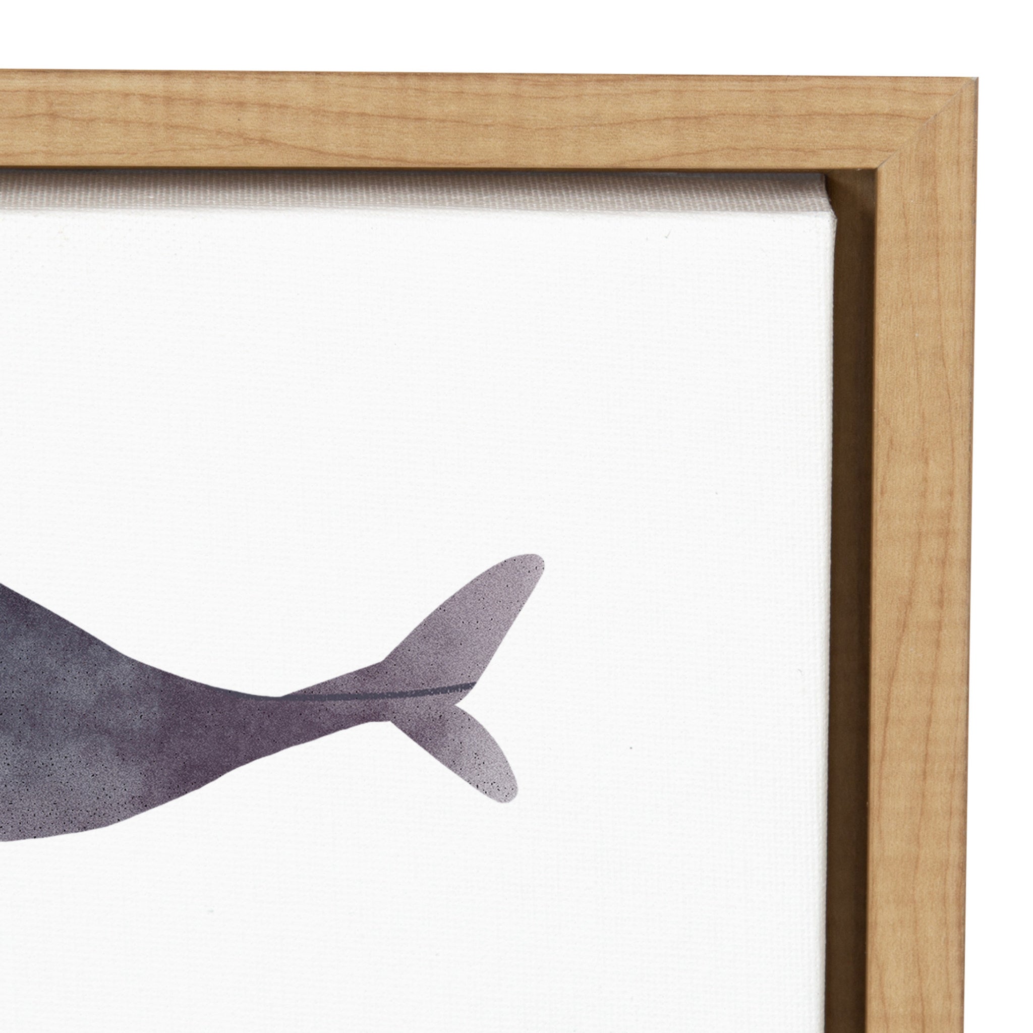 Sylvie Whales Framed Canvas by Lida Larina