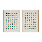 Sylvie Meditation 1 and 2 Framed Canvas Art Set by Kelly Knaga