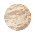 Baronet Round Marble and Metal Table