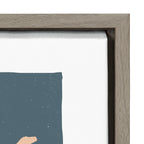 Sylvie Contemplation Framed Canvas by Rocket Jack