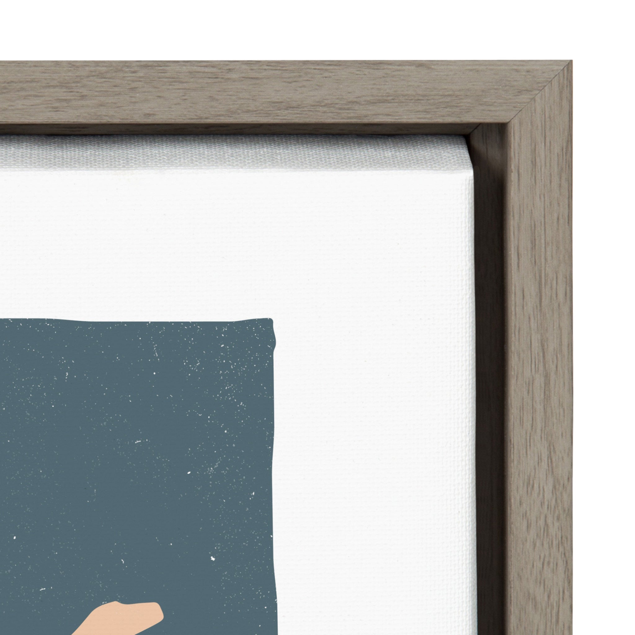 Sylvie Contemplation Framed Canvas by Rocket Jack