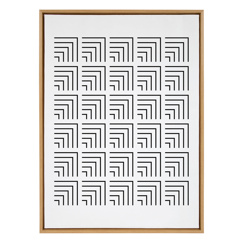 Sylvie Corners Framed Canvas by Apricot and Birch