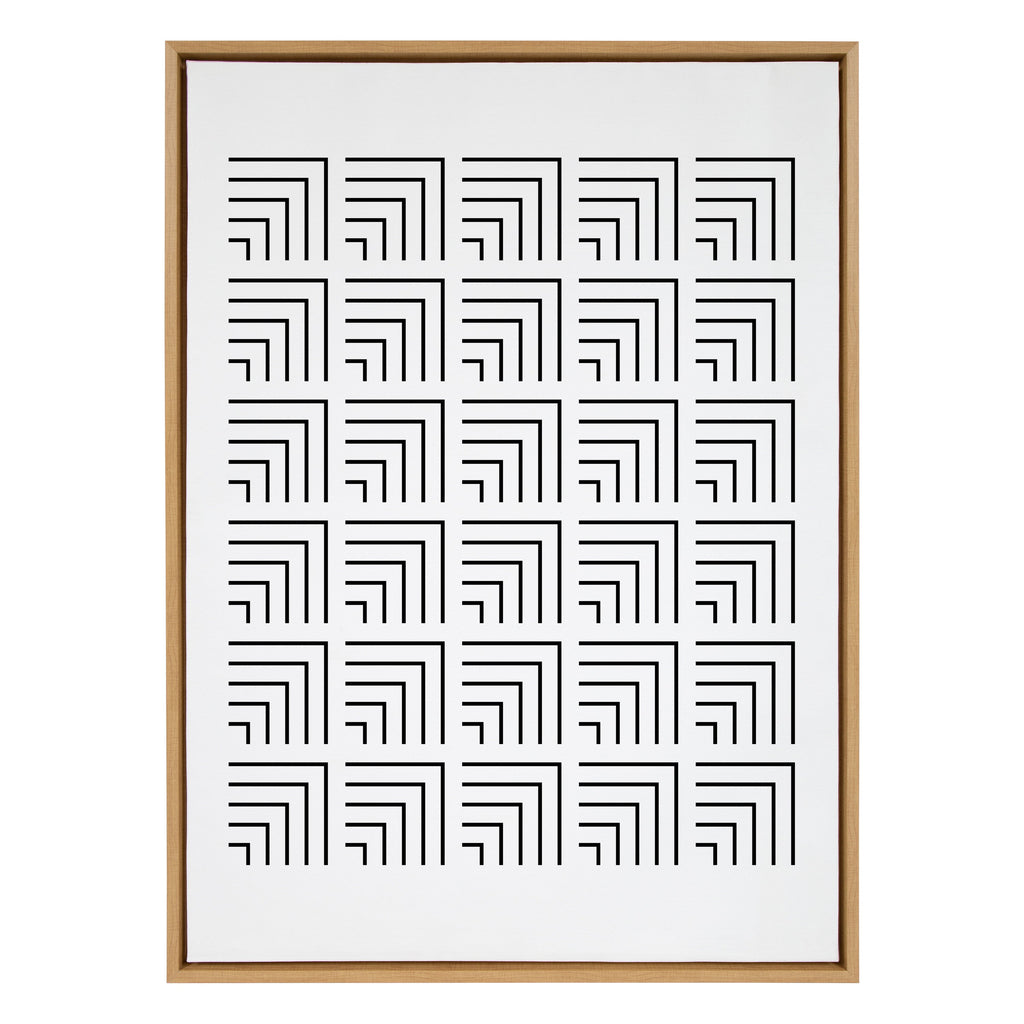 Sylvie Corners Framed Canvas by Apricot and Birch