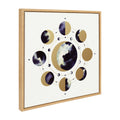 Sylvie Lunar Light Framed Canvas by Faryn Hughes