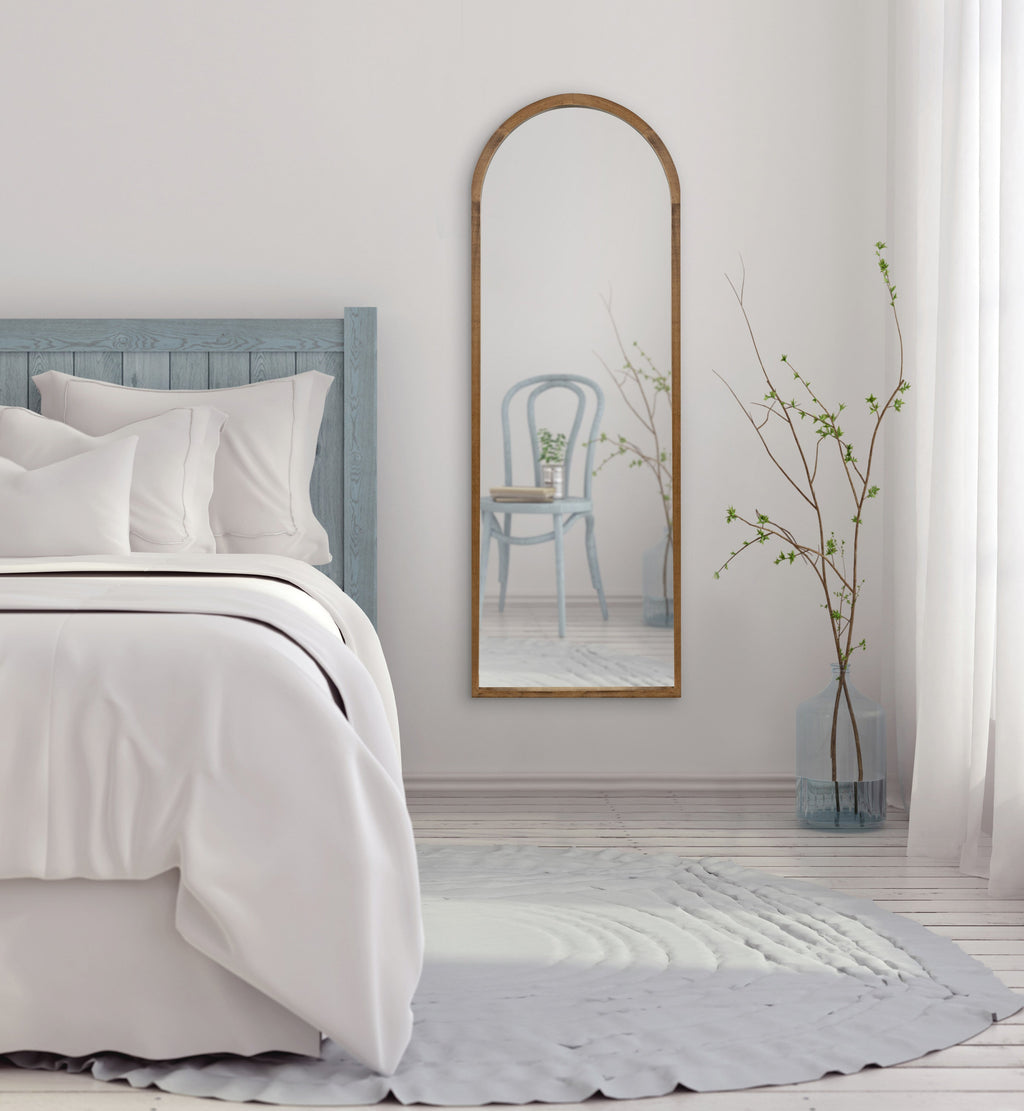 Hutton Wood Framed Arch Mirror