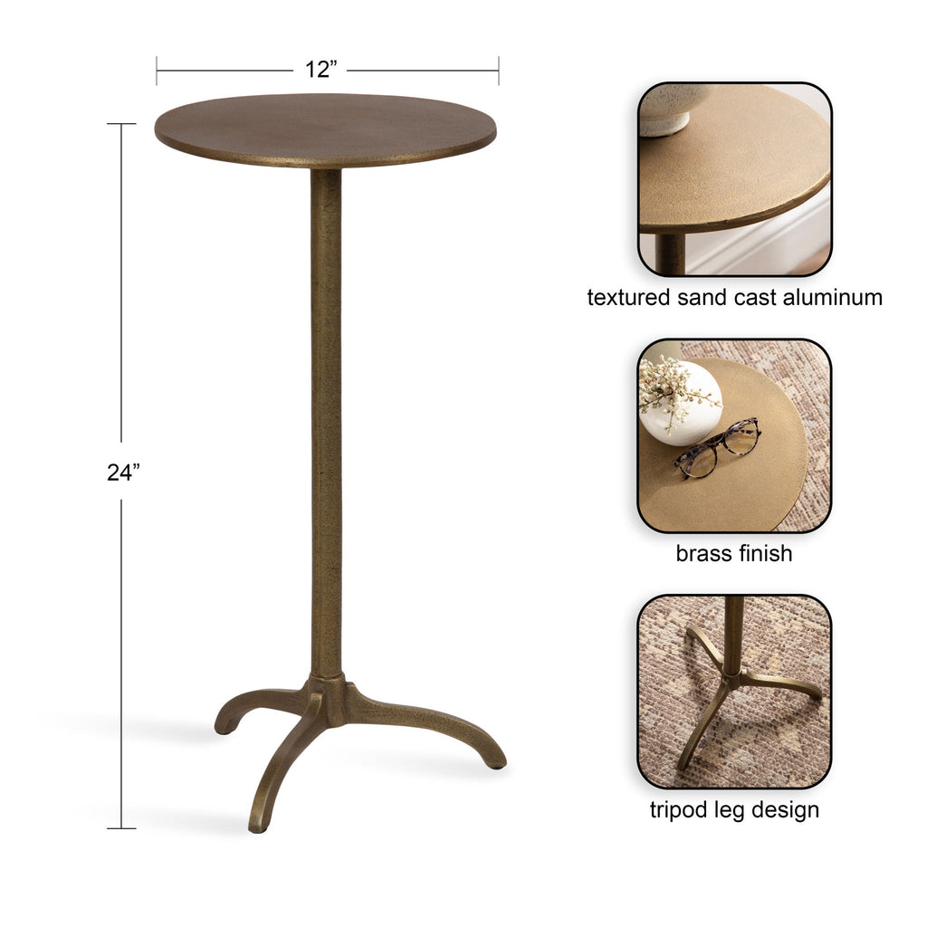 Henshall Metal Round Side Table