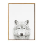 Sylvie Wolf Framed Canvas by Simon Te Tai