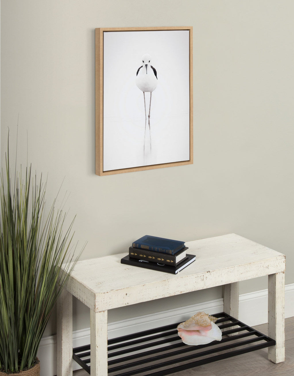 Sylvie Seagull Framed Canvas by Tai Prints
