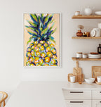 Sylvie Pineapple Study No 2 Framed Canvas by Rachel Christopoulos