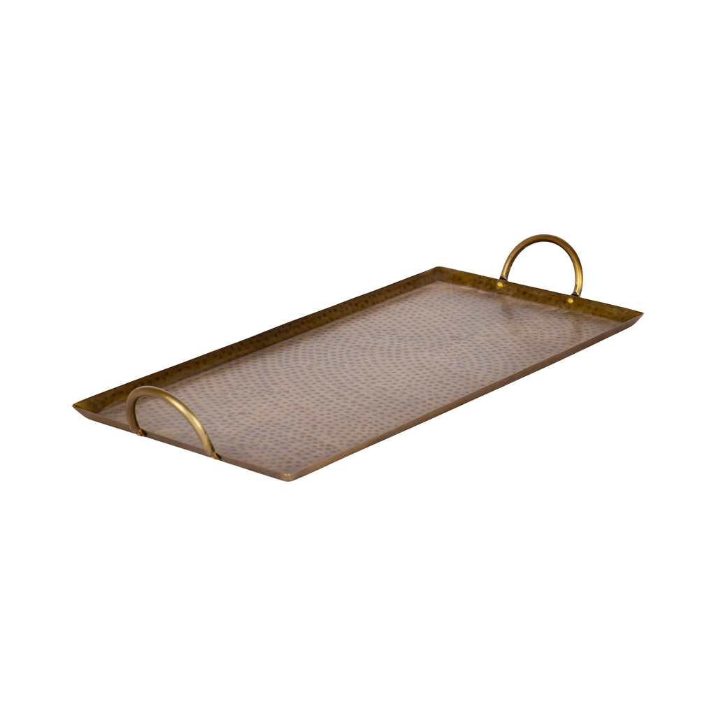 Sanzo Hammered Rectangle Metal Tray