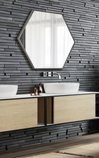 Rhodes Framed Hexagon Wall Mirror