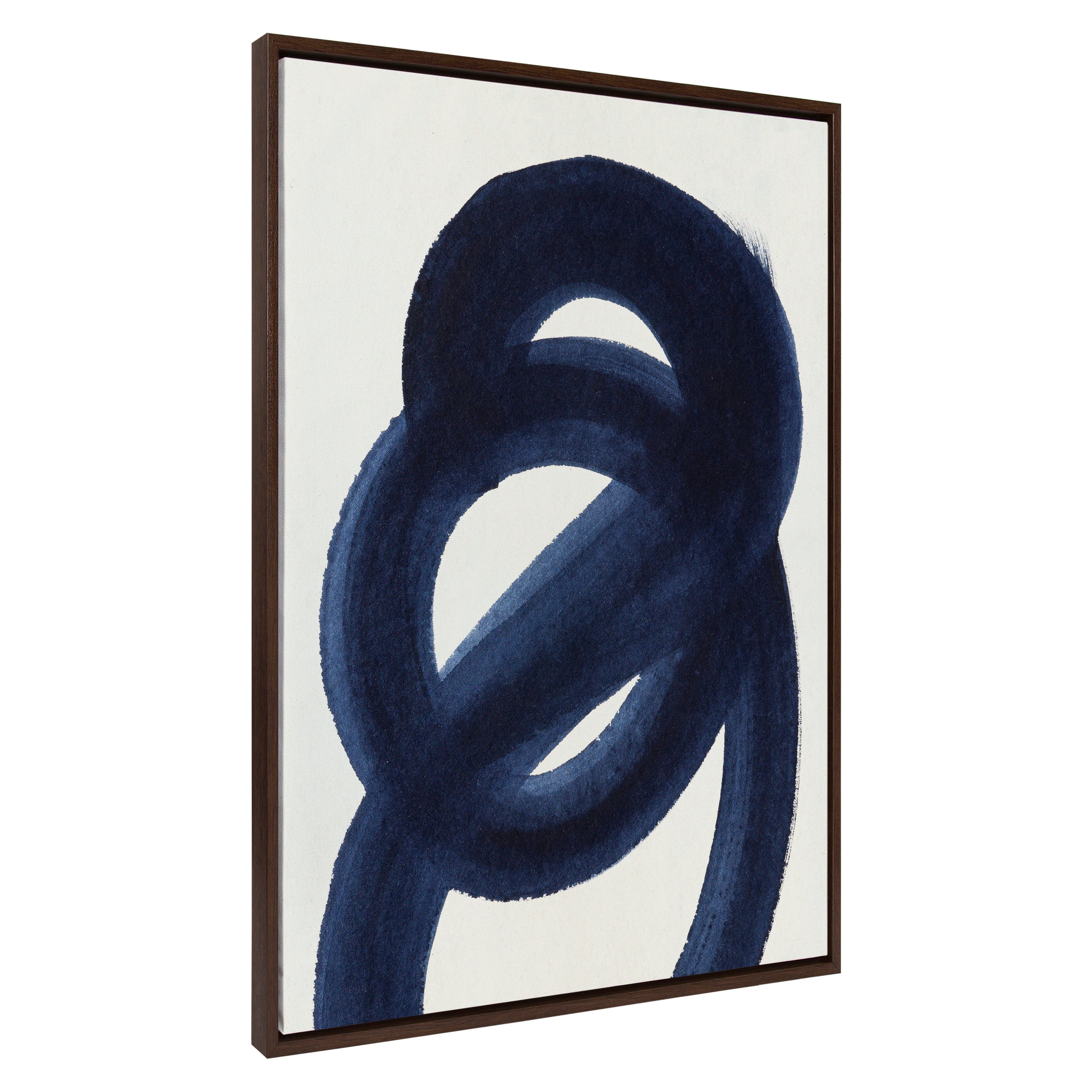 Sylvie Japandi 18 Framed Canvas by Rocket Jack