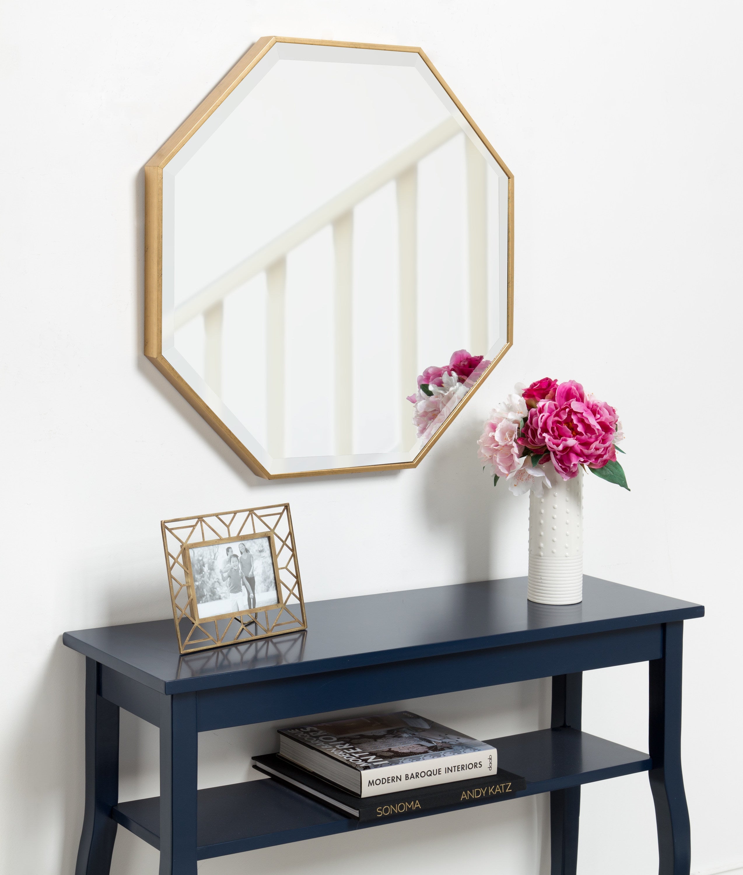 Rhodes Framed Octagon Wall Mirror